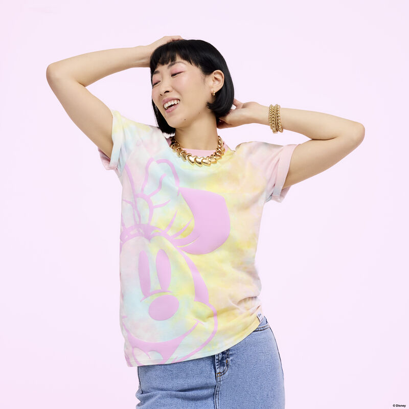 Minnie Mouse Pastel Tie-Dye Unisex Tee LFlifestyle1 view 2